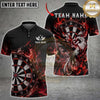 Maxcorners Darts Eagle Dartboard Flame Strike Multiple Options Personalized Name, Team Name 3D Shirt