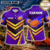 Maxcorners Clay Shooting Athletic Chevron Stripes Multiple Options Personalized Name, Team Name 3D Shirt