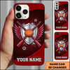 Maxcorners Silver Wing Shooting Shield Clay Target Personalized Name Trap Shooting Phone Case