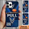 Maxcorners Geometric Shooting Crest Pull Clay Target Personalized Name Trap Shooting Phone Case