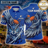 Maxcorners Trap Shooting Shirt Owl Multiple Options Personalized Name, Team Name 3D Shirt