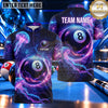 Maxcorners Cosmic Jellyfish Nebula Billiards Multiple Options Personalized Name, Team Name 3D Shirt