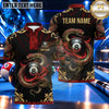 Maxcorners Imperial Oriental Dragon Pattern Billiards Multiple Options Personalized Name, Team Name 3D Shirt