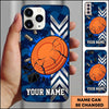 Maxcorners Cracked Clay Target Blue Shooting Sports Personalized Name Trap Shooting Phone Case