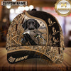 Maxcorners Mesh Panel Flying Ducks Marsh Camo Dog Hunting Multicolor Options Personalized Name 3D Cap