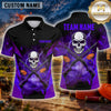 Maxcorners Skull Crossed Rifles Multiple Options Personalized Name, Team Name 3D Shirt