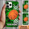 Maxcorners Cracked Clay Target Blue Shooting Sports Personalized Name Trap Shooting Phone Case