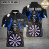 Maxcorners Darts Shirts Grim Reaper Dartboard Blood Splatter Artwork Multiple Options Personalized Name, Team Name 3D Shirt