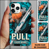 Maxcorners Steel Shotgun Badge Pull Clay Target Personalized Name Trap Shooting Phone Case