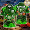 Maxcorners Trap Shooting Shirt Viking Helmet Multiple Options Personalized Name, Team Name 3D Shirt