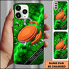 Maxcorners Electric Clay Explosion Blue Target Shooting Personalized Name Trap Shooting Phone Case