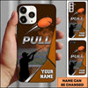 Maxcorners Minimal Night Shooter Pull Clay Target Personalized Name Trap Shooting Phone Case