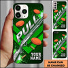 Maxcorners Diagonal Shotgun Design Pull Clay Target Personalized Name Trap Shooting Phone Case