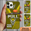 Maxcorners Geometric Shooting Crest Pull Clay Target Personalized Name Trap Shooting Phone Case