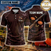 Maxcorners Trap Shooting Shirt Clay Shooting Minimalist Rifle Multiple Options Personalized Name, Team Name 3D Shirt