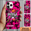 Maxcorners Shattered Geometric Pull Clay Target Personalized Name Trap Shooting Phone Case
