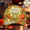 Maxcorners Roaring Tiger Clay Targets Clay Shooting Personalized Name 3D Cap