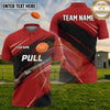 (5 Colors) Maxcorners Trap Shooting PULL Shotgun Clay Target Minimal Slash Multiple Options Personalized Name, Team Name 3D Shirt