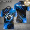 Maxcorners Bowling Flaming Ball Phoenix Wings Multiple Options Personalized Name, Team Name 3D Shirt