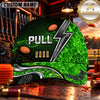 Maxcorners PULL Lightning Bolt Trap Shooting Personalized Name 3D Cap