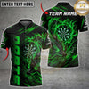 Maxcorners Darts Dragon Flame Dartboard Graphic Multiple Options Personalized Name, Team Name 3D Shirt