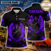 Maxcorners Skull Dark Gothic Artwork Multiple Options Personalized Name, Team Name 3D Shirt