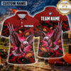 Maxcorners Eagle Wings Lightning Storm Multiple Options Personalized Name, Team Name 3D Shirt