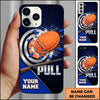 Maxcorners Bullseye Clay Explosion Pull Clay Target Personalized Name Trap Shooting Phone Case