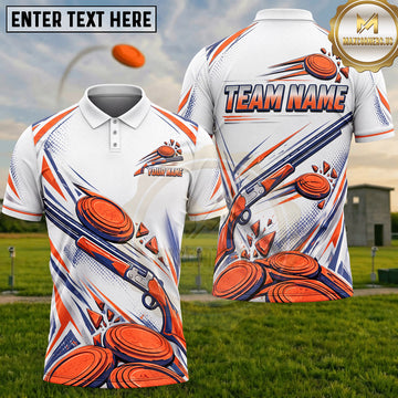 Maxcorners Trap Shooting Clay Target Shotgun Dynamic Motion Graphics Multiple Options Personalized Name, Team Name 3D Shirt