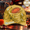 Maxcorners Clay Target Blue Vortex Clay Shooting Personalized Name 3D Cap