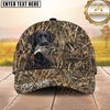 Maxcorners Allover Marsh Camo Duck Emblem Dog Hunting Multicolor Options Personalized Name 3D Cap