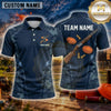 Maxcorners Trap Shooting Shirt Clay Shooting Minimalist Rifle Multiple Options Personalized Name, Team Name 3D Shirt