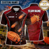 Maxcorners Trap Shooting Shirt Clay Shooting Geometric Disc Burst Multiple Options Personalized Name, Team Name 3D Shirt