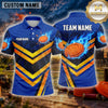 Maxcorners Clay Shooting Athletic Chevron Stripes Multiple Options Personalized Name, Team Name 3D Shirt