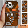 Maxcorners Geometric Shooting Crest Pull Clay Target Personalized Name Trap Shooting Phone Case