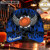 Maxcorners Winged Clay Target Flames Trap Shooting Personalized Name 3D Cap