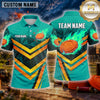Maxcorners Clay Shooting Athletic Chevron Stripes Multiple Options Personalized Name, Team Name 3D Shirt
