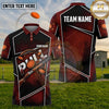 (5 Colors) Maxcorners Trap Shooting PULL Shotgun Clay Target Geometric Panel Multiple Options Personalized Name, Team Name 3D Shirt
