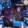 Maxcorners Scorpion Thunder Strike 8 Ball Billiards Multiple Options Personalized Name, Team Name 3D Shirt