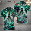 Maxcorners Darts Shirt Grim Reaper Dark Fantasy Lightning Dartboard Multiple Options Personalized Name, Team Name 3D Shirt