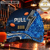 Maxcorners PULL Lightning Bolt Trap Shooting Personalized Name 3D Cap