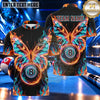 Maxcorners Flaming Butterfly Wings 8 Ball Pool Multiple Options Personalized Name, Team Name 3D Shirt