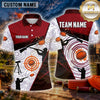 Maxcorners Trap Shooting Shirt Clay Target Shooting Abstract Target Multiple Options Personalized Name, Team Name 3D Shirt