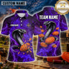 Maxcorners Cobra Venom Lightning Multiple Options Personalized Name, Team Name 3D Shirt