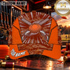 Maxcorners Metallic Clay Target Burst Trap Shooting Personalized Name 3D Cap