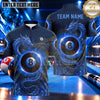 Maxcorners Mythical Dragon Fire Ring Billiards Multiple Options Personalized Name, Team Name 3D Shirt
