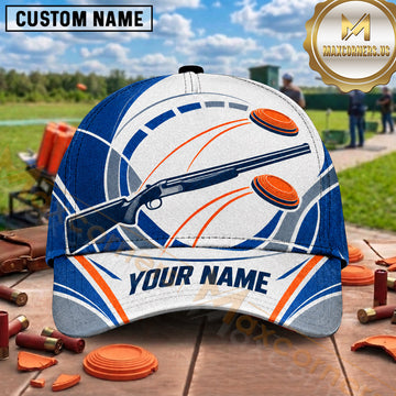 Maxcorners Trap Shooting Dynamic Target Shotgun Design Multiple Options Personalized Name 3D Cap