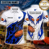 Maxcorners Clay Target Shooting Electric Impact Multiple Options Personalized Name, Team Name 3D Shirt