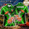 Maxcorners Skull Gothic Flame Artwork Multiple Options Personalized Name, Team Name 3D Shirt