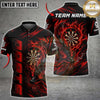 Maxcorners Darts Dragon Flame Dartboard Graphic Multiple Options Personalized Name, Team Name 3D Shirt